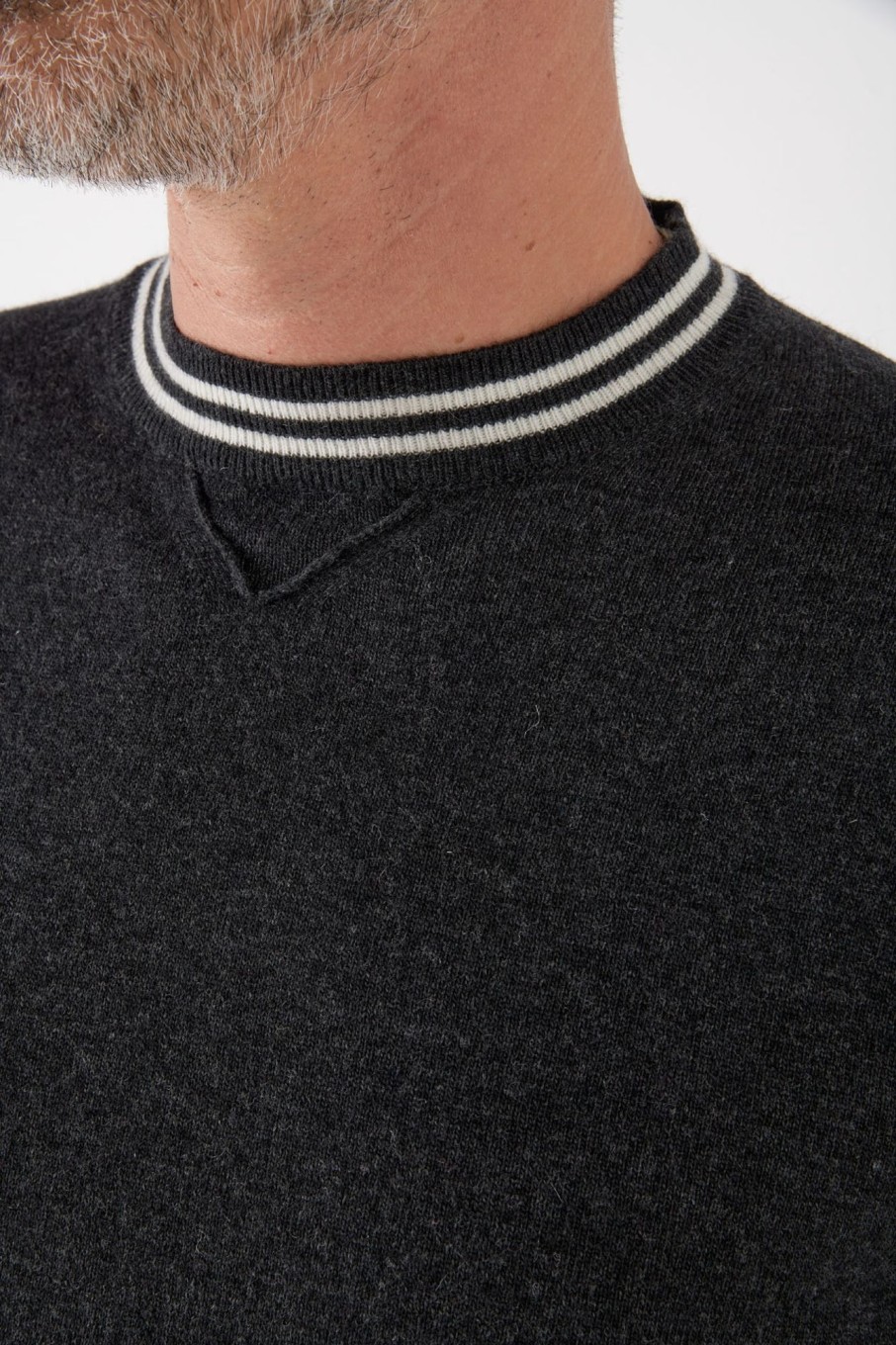 Pret-A-Porter Ollygan | Pull Laine Et Cachemire Col Rond Macao