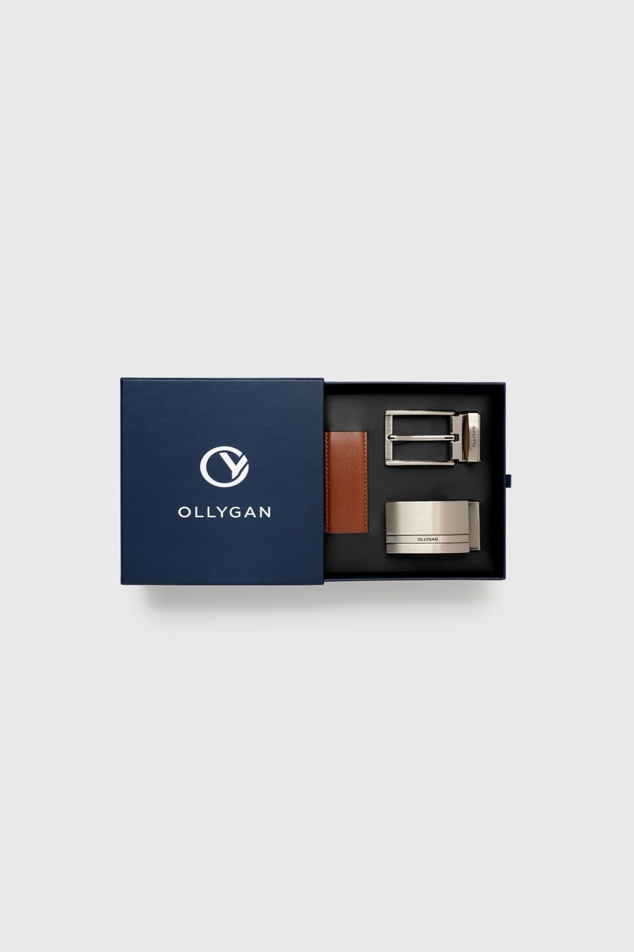 Chaussures & Accessoires Ollygan | Coffret Ceinture En Cuir Natal